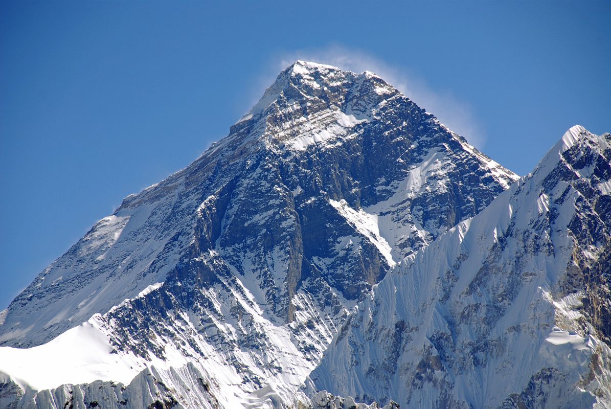 Renjo La 4-3 Everest North And Southwest Faces Close Up From Renjo La